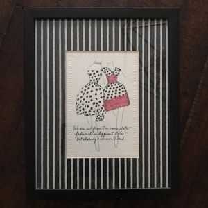 11x9 Boutique Framed Fashion Print